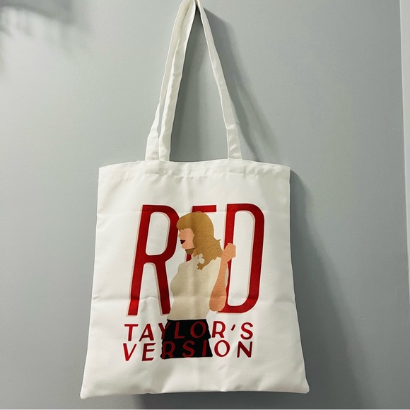 Taylor Swift RED (Taylor’s Version) Canvas Tote Bag - Picture 5 of 5